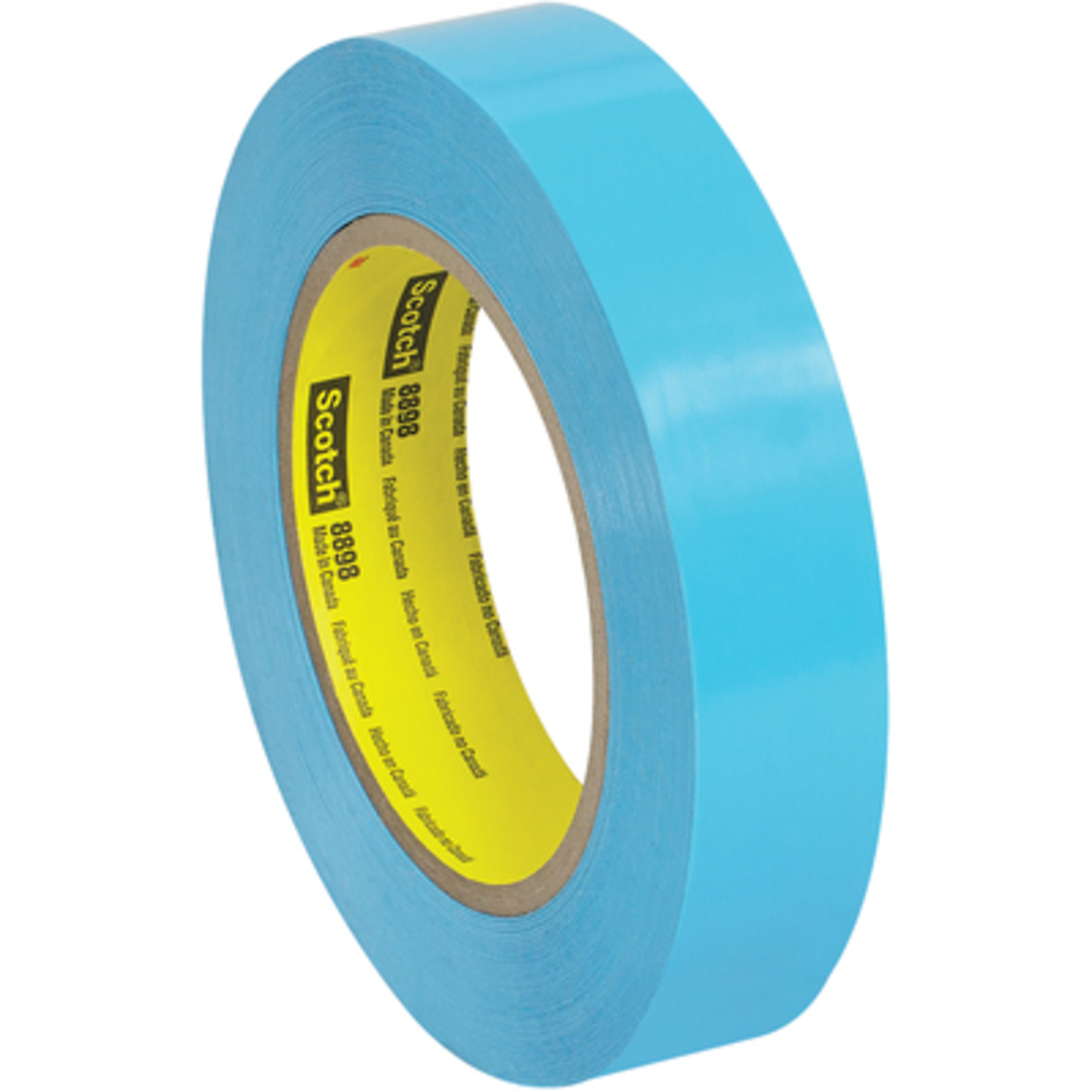 Scotch Poly Strapping Tape - 1in. x 60 Yds., 4.6 Mil, Blue, 12-Pk., Model# T915889812PK